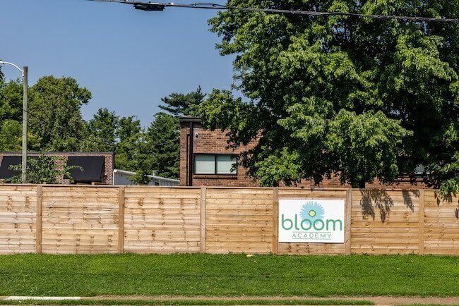 Bloom Academy Sign in Inglewood, East Nashville, Tennessee