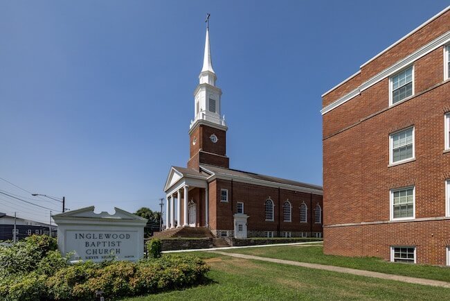 Inglewood Baptist Church in Inglewood, East Nashville, Tennessee