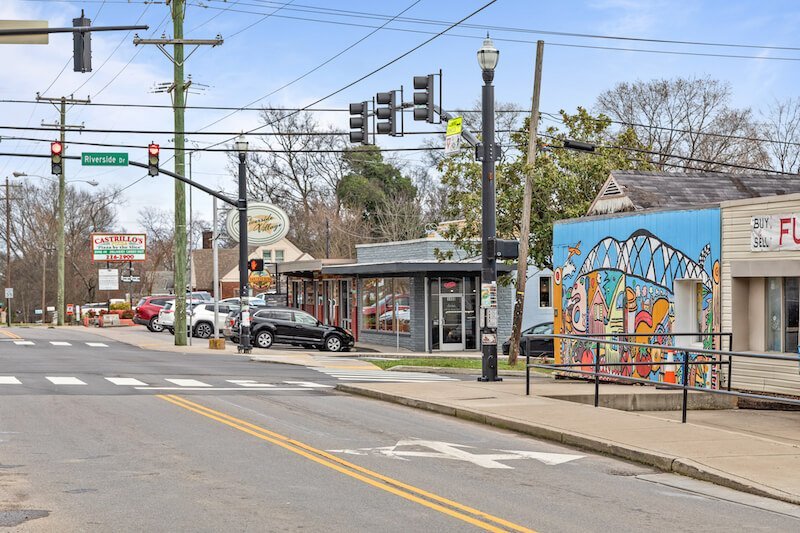 Street View of East Nashville Neighborhood