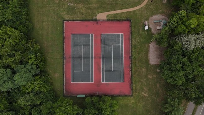Tennis Courts in Raintree Forest, Brentwood, Tennessee