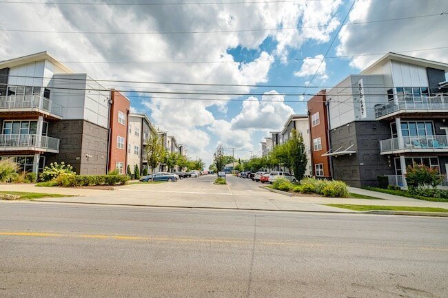 View of the Solo East Condos in East Nashville, Tennessee