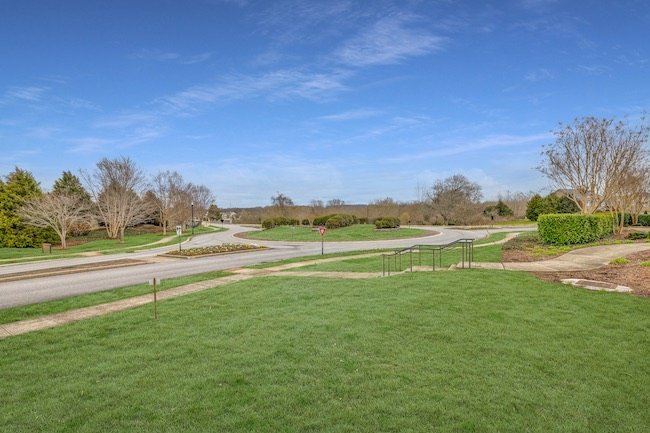 Roundabout in the Spence Creek Neighborhood in Lebanon, Tennessee