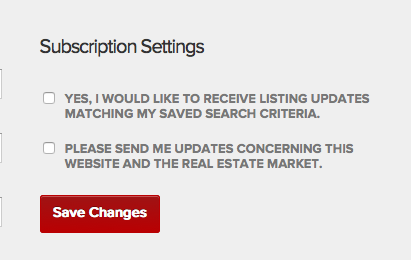 Change Your Subscription Settings