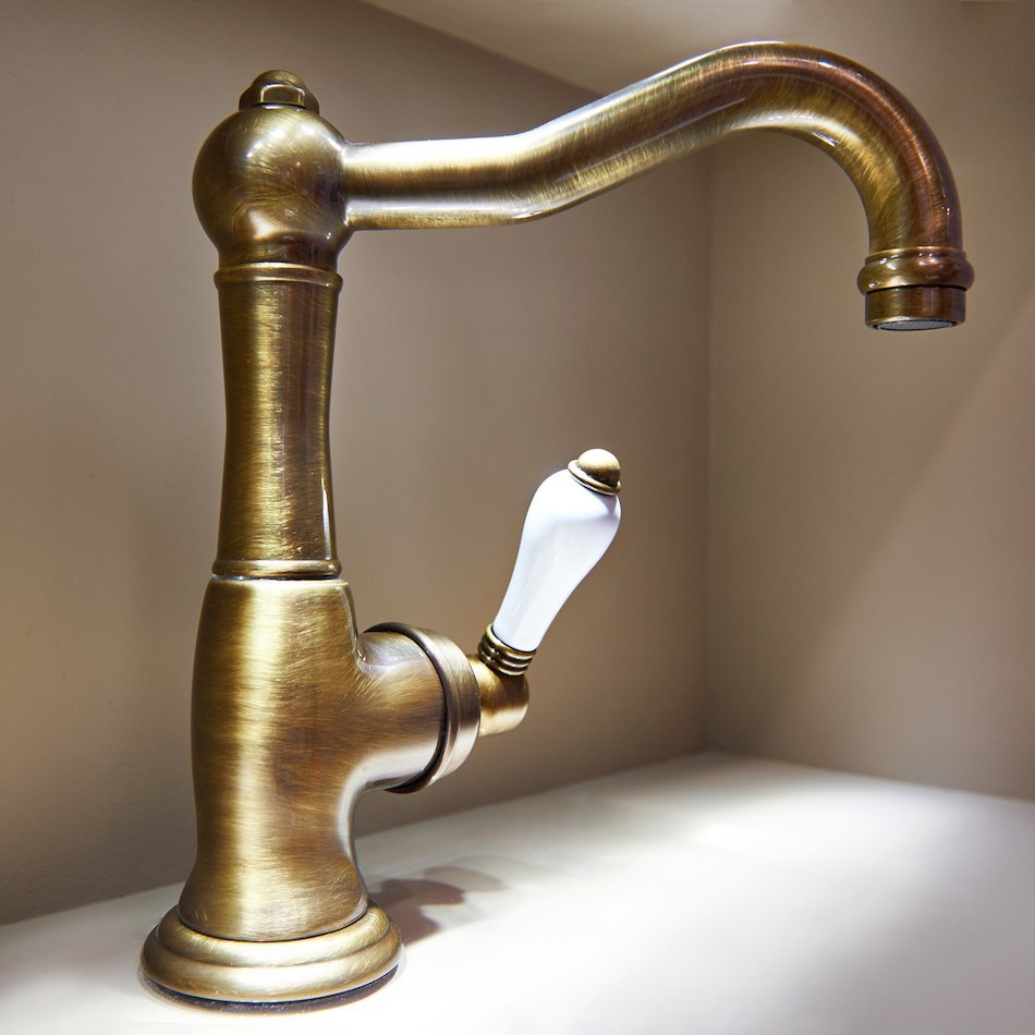Cleaning a Brass Faucet