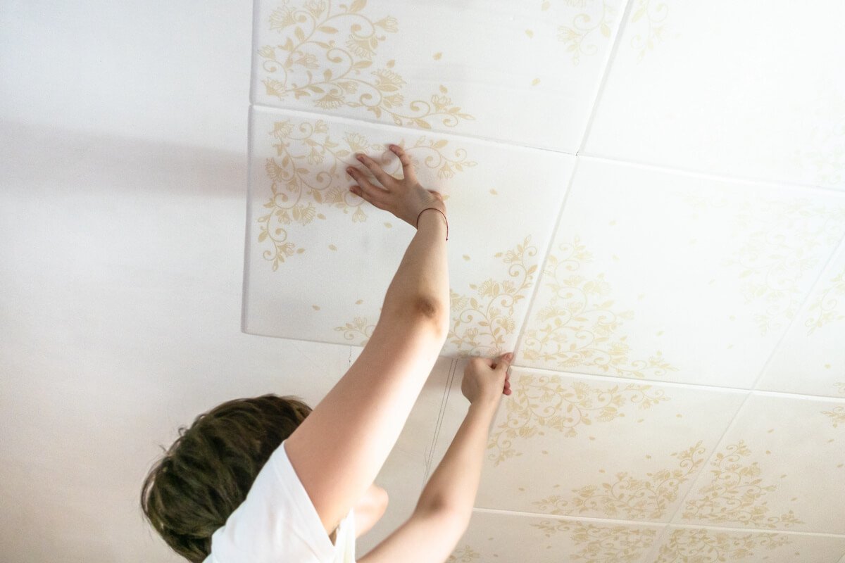 Installing a Tile Ceiling