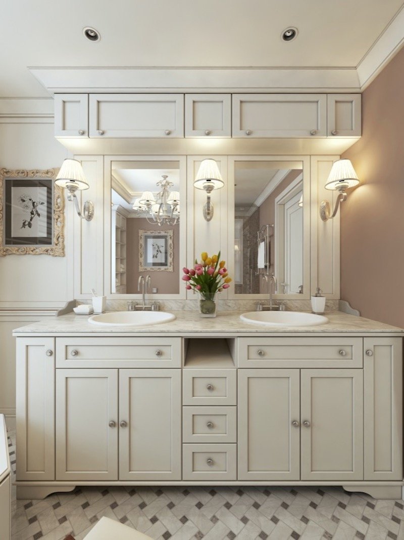 How To Improve Bathroom Lighting, Recessed Lighting Placement Over Bathroom Vanity